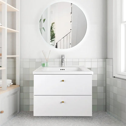 Olivia 600mm Wall Hung Single Bathroom Vanity