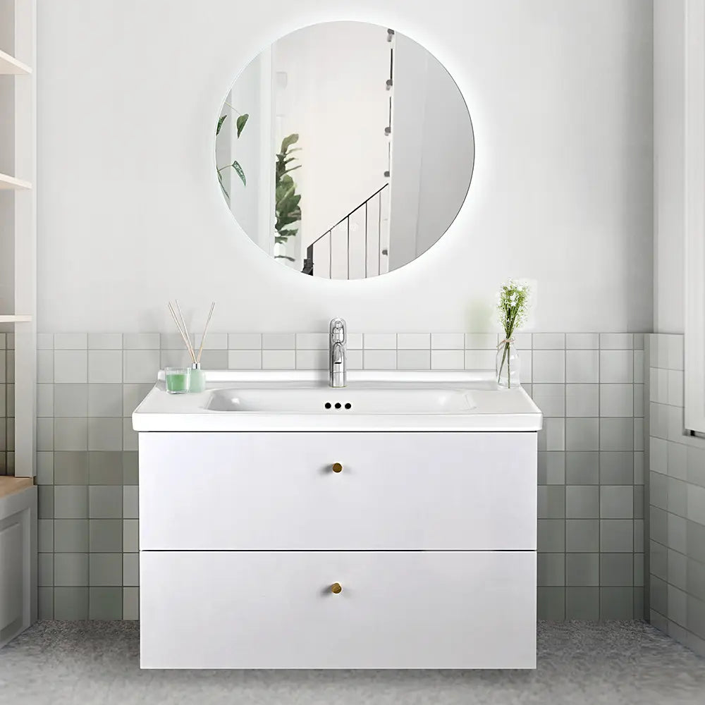 Olivia 800mm Wall Hung Single Bathroom Vanity