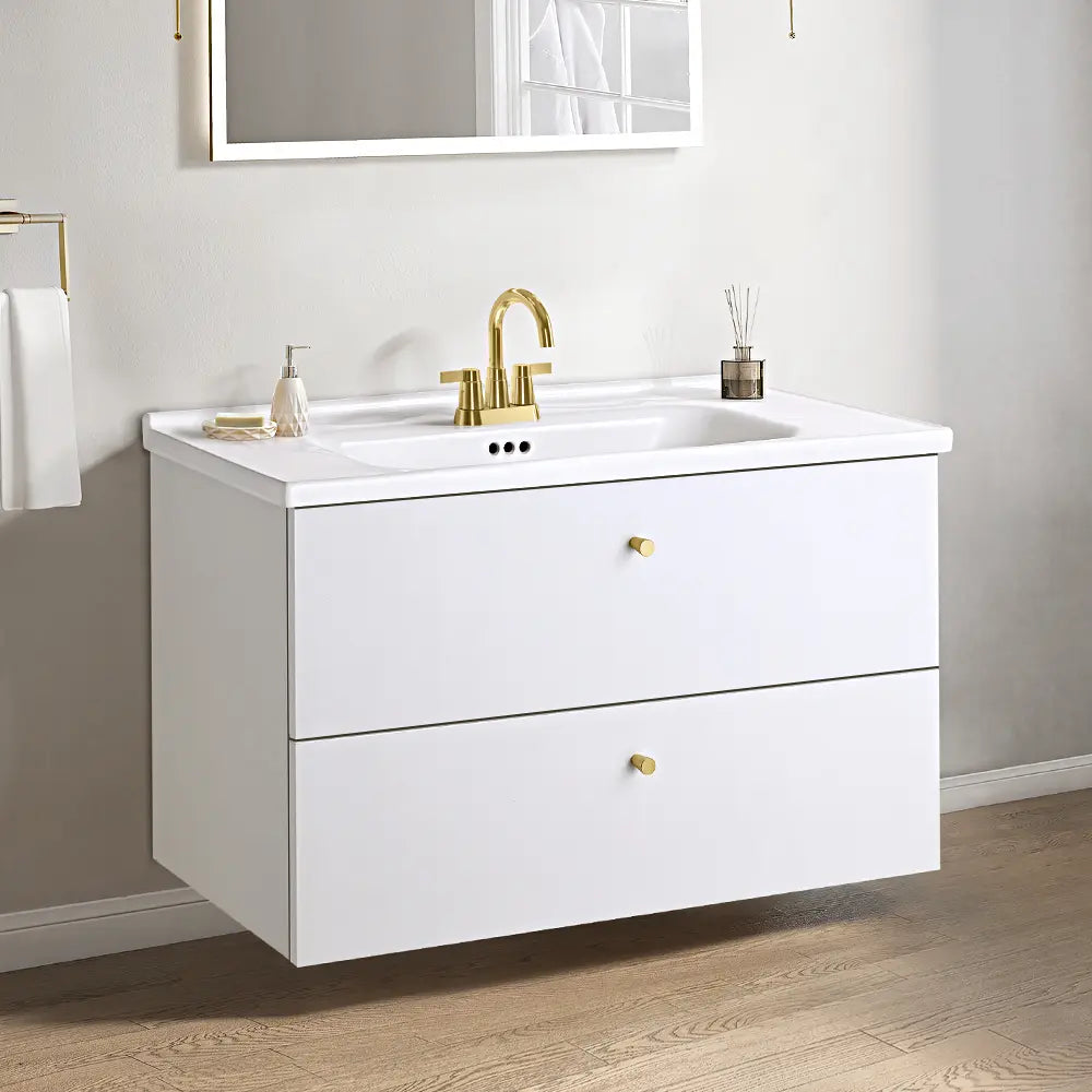 Olivia 800mm Wall Hung Single Bathroom Vanity