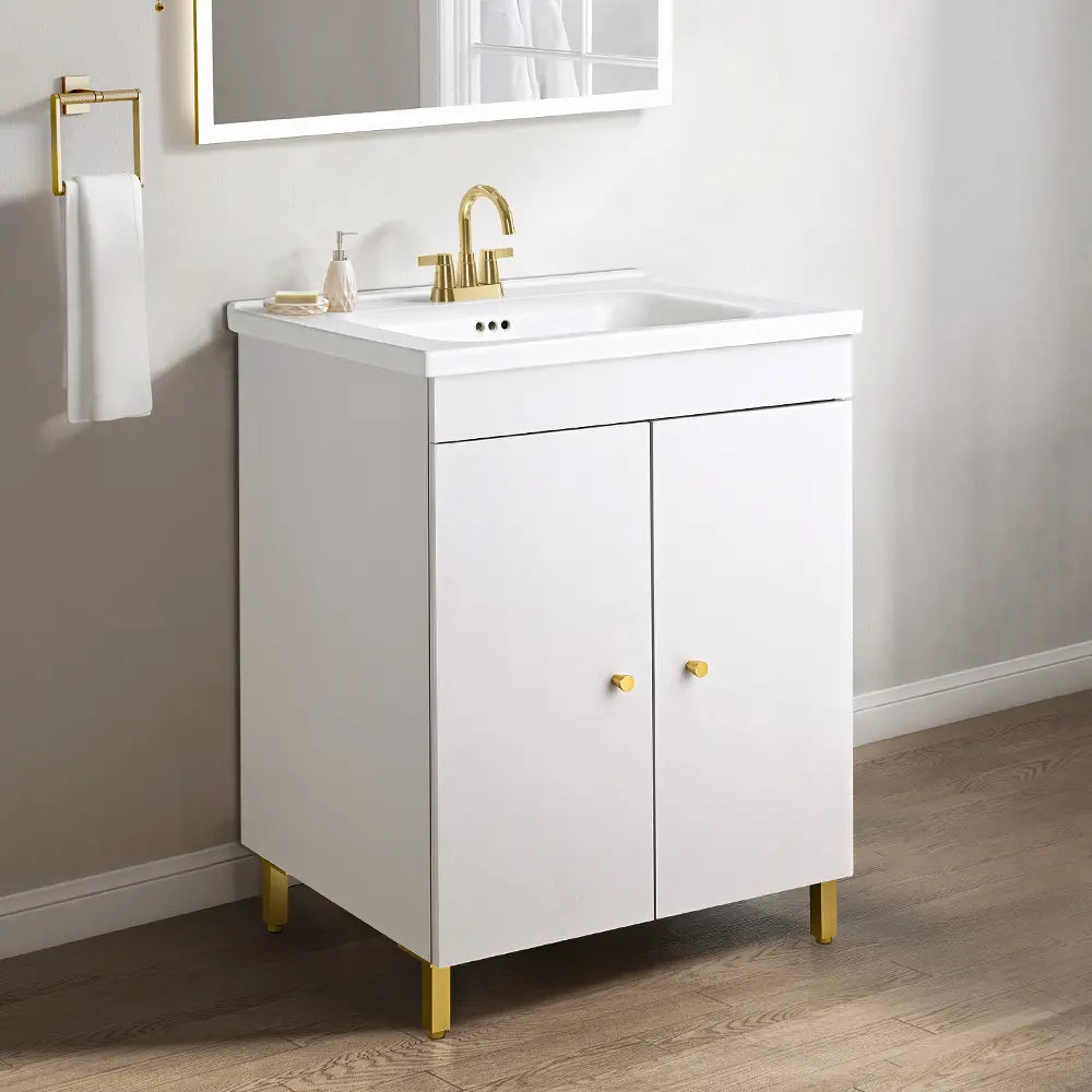 Cove 600mm Freestanding Single Bathroom Vanity with Basin