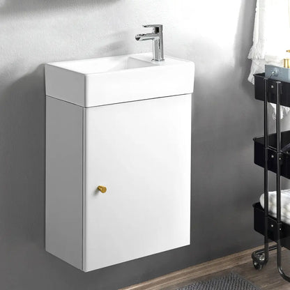 Norfolk 400mm Wall Hung Single Vanity with Basin