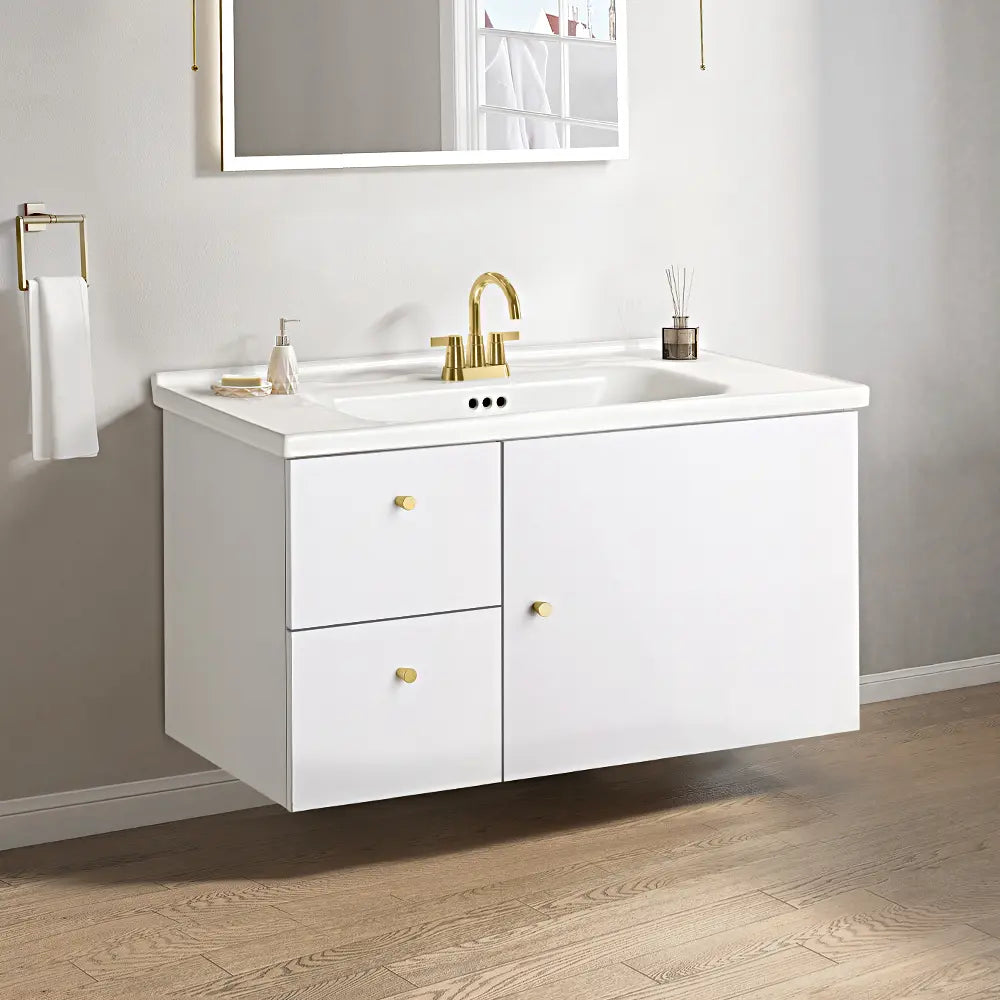 Norfolk 800mm Wall Hung Single Vanity with Basin