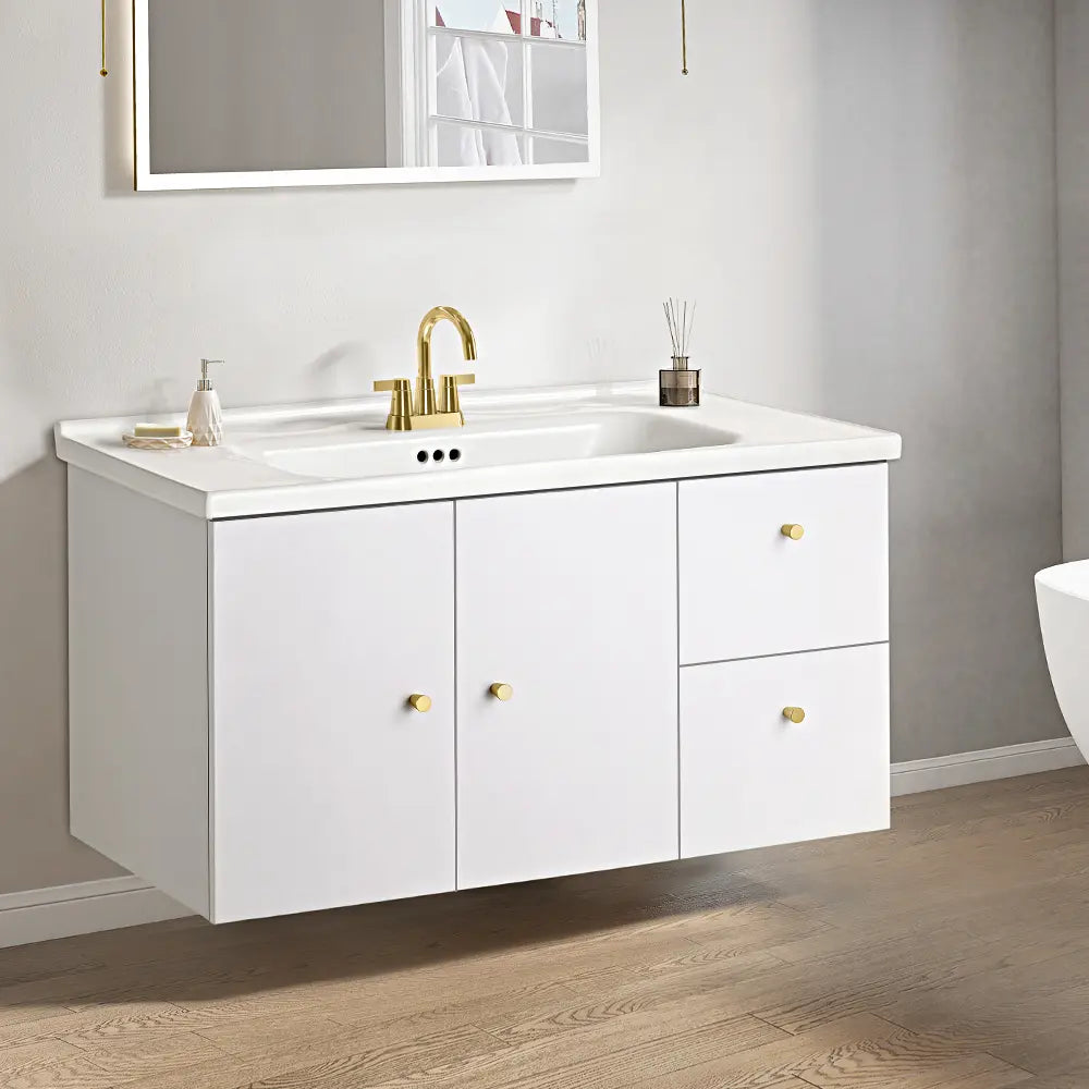 Norfolk 900mm Wall Hung Single Vanity with Basin