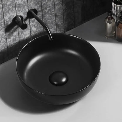 Quay 320mm Matte Round Ceramic Above Counter Basin