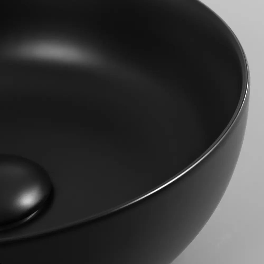 Quay 320mm Matte Round Ceramic Above Counter Basin