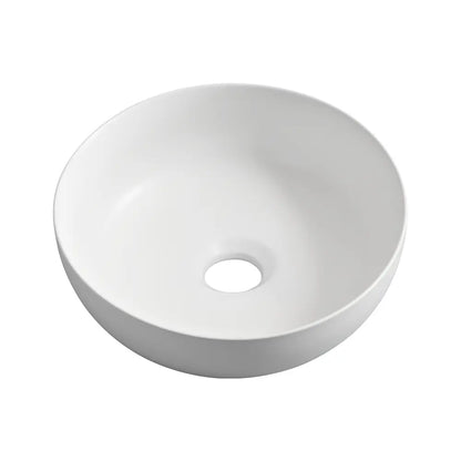 Quay 320mm Matte Round Ceramic Above Counter Basin