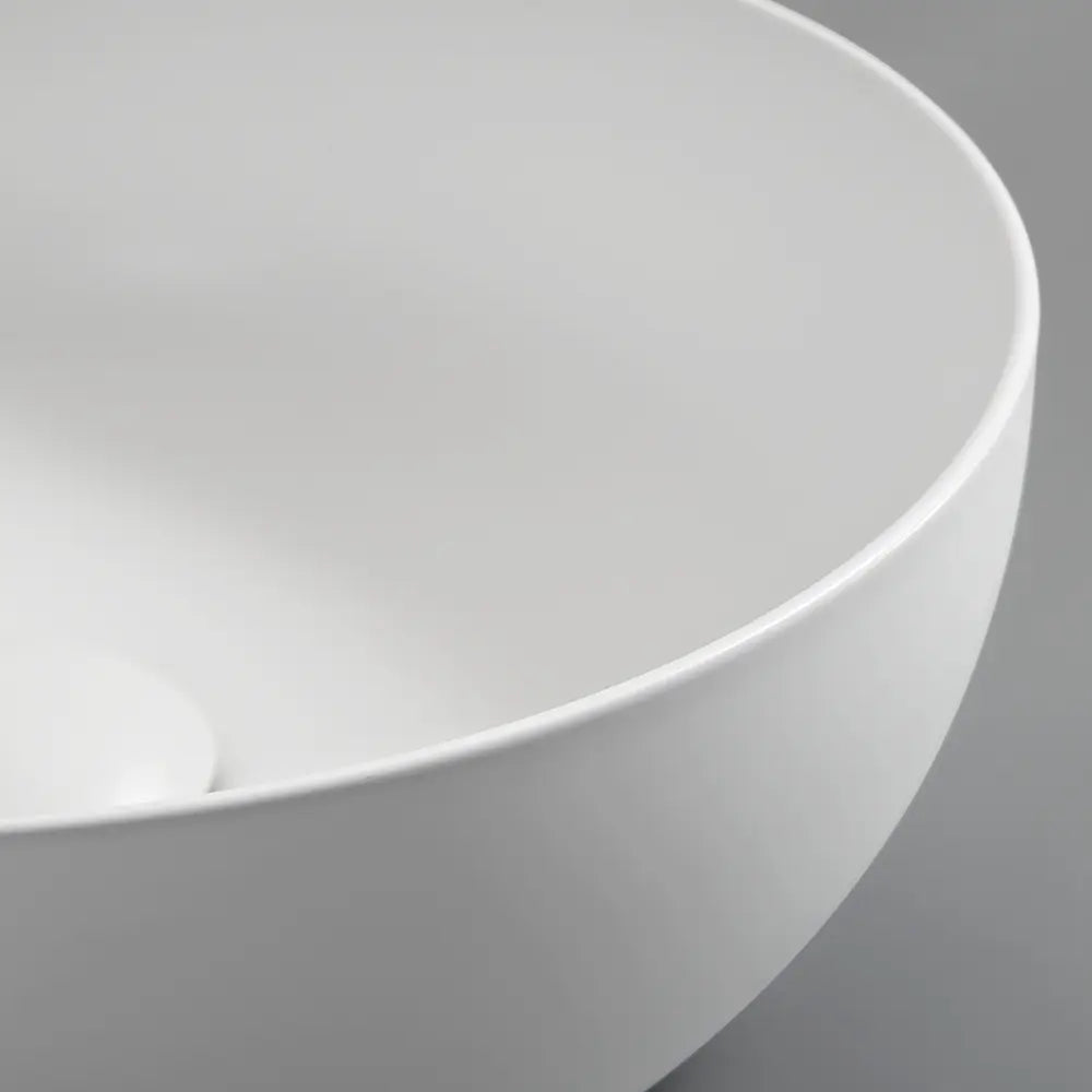 Quay 320mm Matte Round Ceramic Above Counter Basin