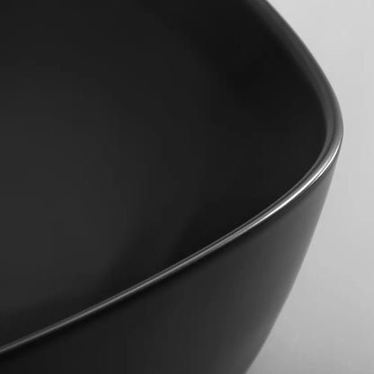 Quay 400mm Matte Square Ceramic Above Counter Basin