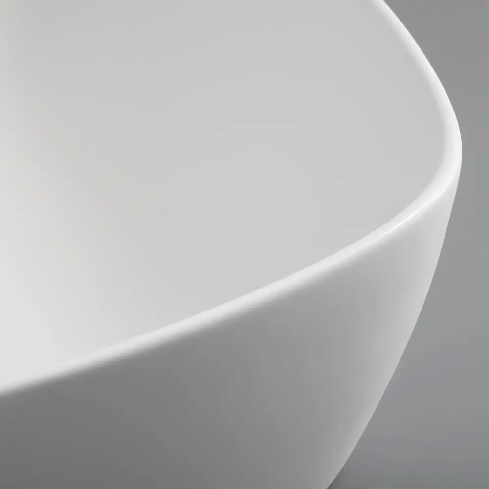 Quay 400mm Matte Square Ceramic Above Counter Basin