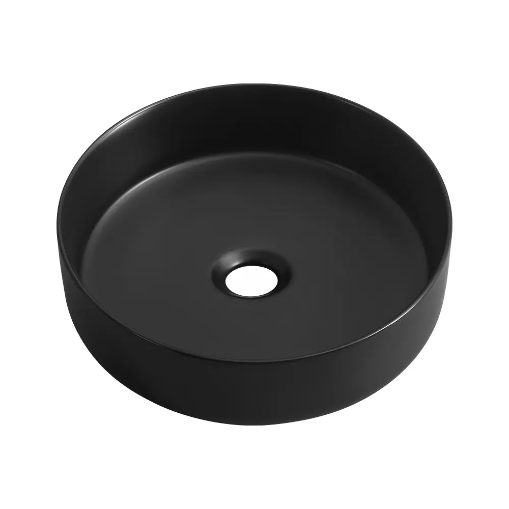 Quay 410mm Matte Round Ceramic Above Counter Basin