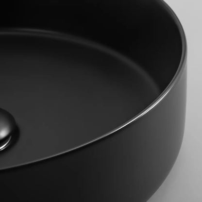 Quay 410mm Matte Round Ceramic Above Counter Basin