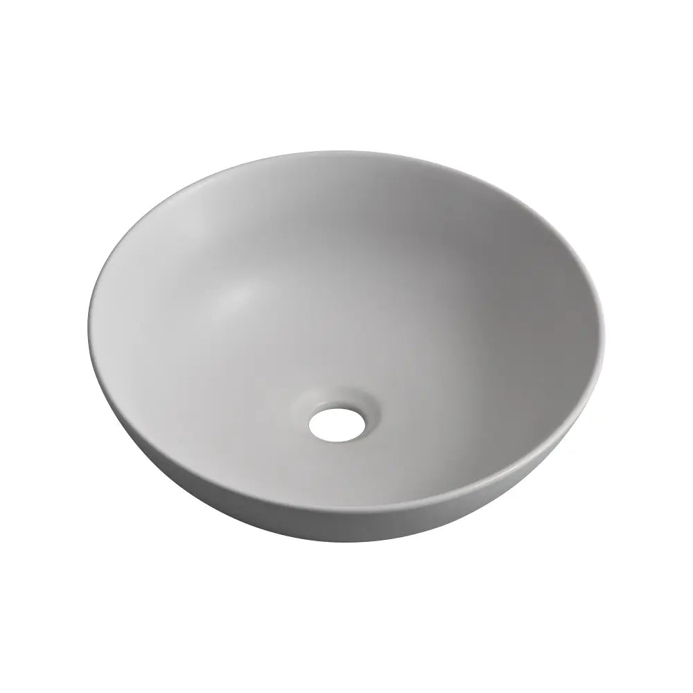 Milan 400mm Matte Round Ceramic Above Counter Basin