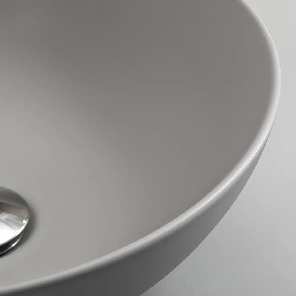 Milan 400mm Matte Round Ceramic Above Counter Basin