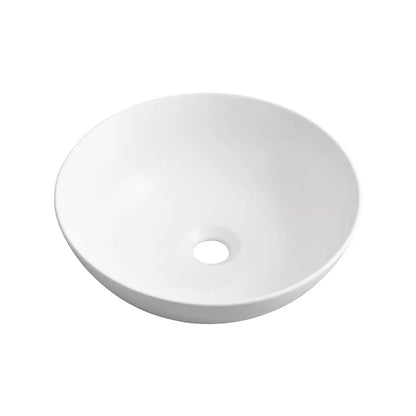 Milan 400mm Matte Round Ceramic Above Counter Basin