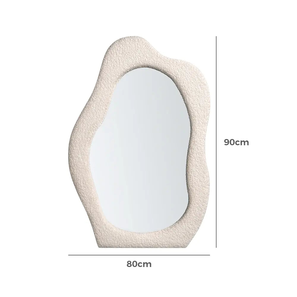 Elegant Poolside fabric wall mirror dimensions