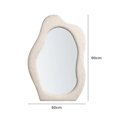 Elegant Poolside fabric wall mirror dimensions