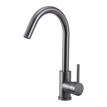 High-arched gooseneck design of Jeni Slimline Tap chrome