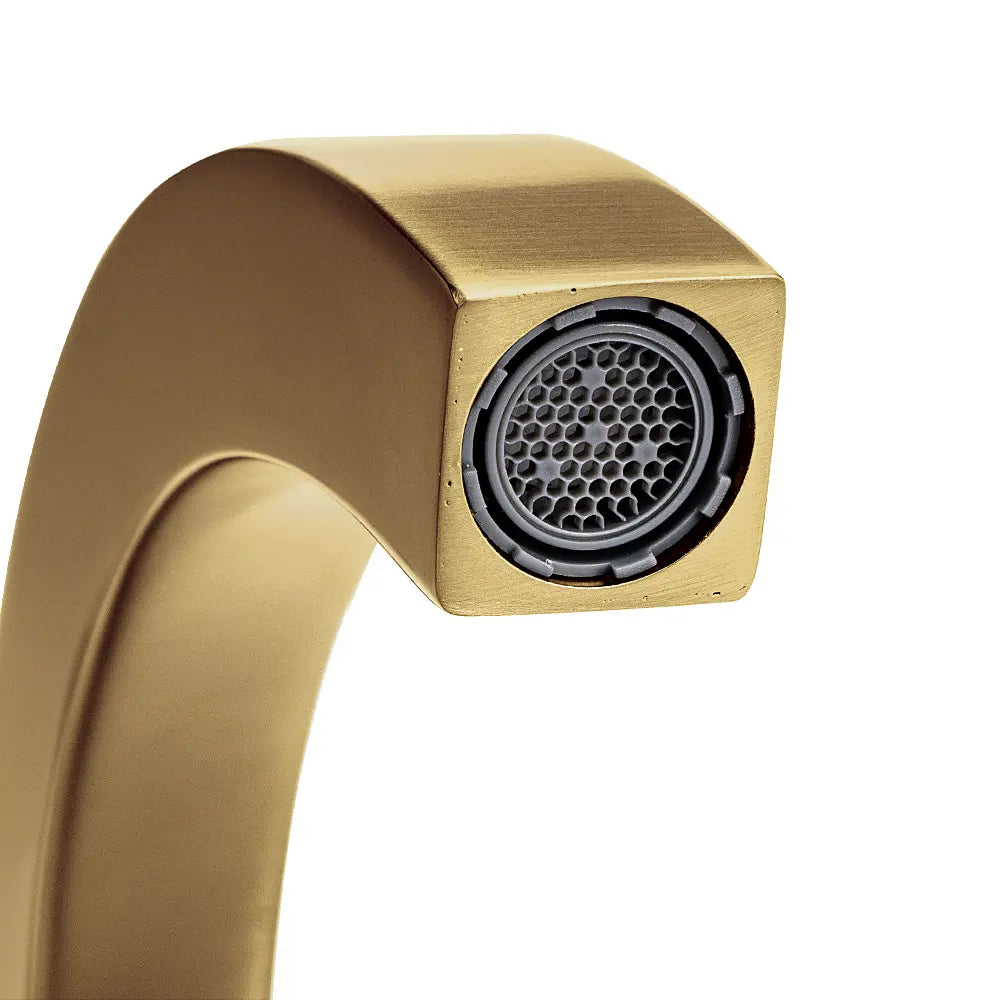 Debbie slimline square tap in gold