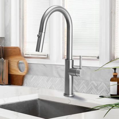 Arie sink mixer tap in a contemporary kitchen setting