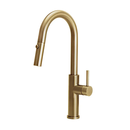 Gold  Arie gooseneck mixer tap