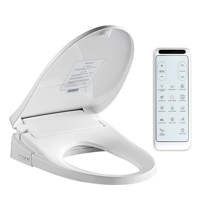 Smart toilet bidet seat V shape and wireless remote control