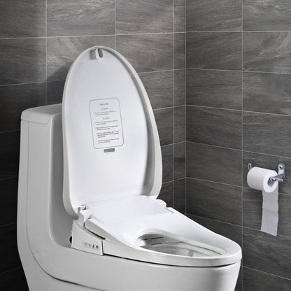 V-shaped smart bidet toilet seat with remote control