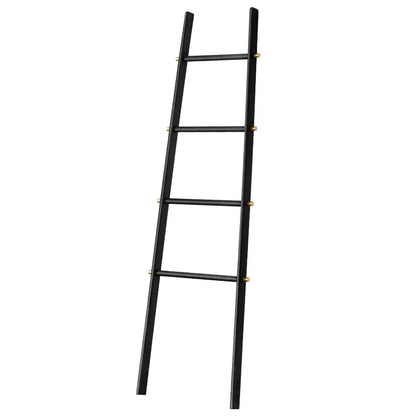 Natural wood Seth Towel Ladder leaning 