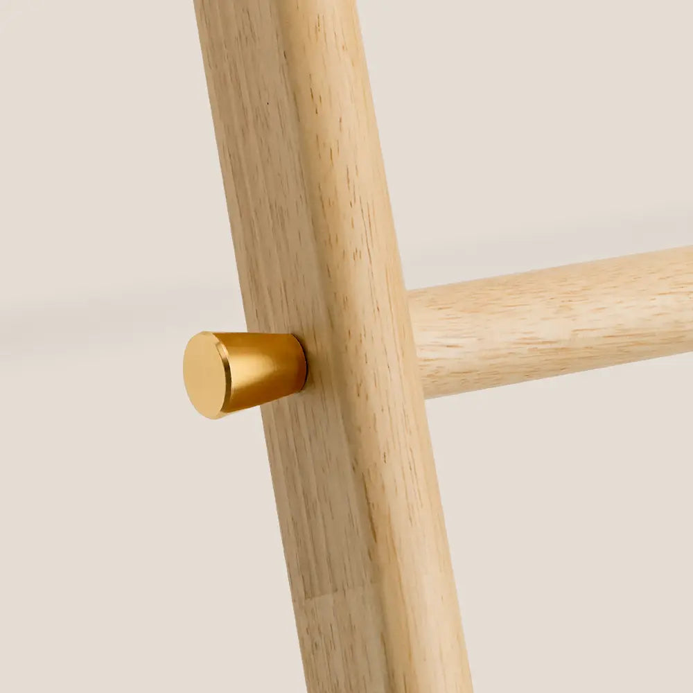 Close-up of Seth Wooden Towel Ladder 