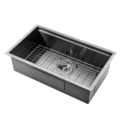 Multi-functional Sima-X kitchen sink with stainless steel finish with drying rack