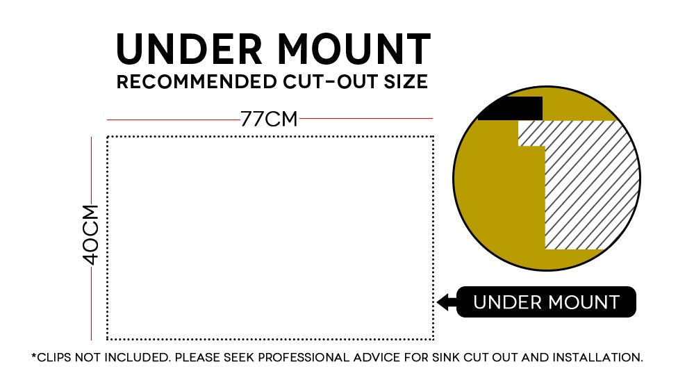 Multi-functional Sima-X double bowl kitchen sink under mount guide